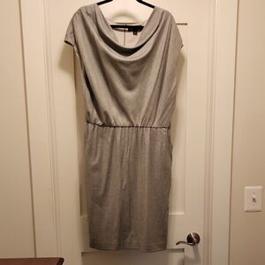 St. John Collection Gray Midi Dress